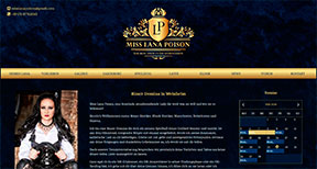 Neue Webseite für Miss Lana Poison Neue Webseite für Miss Lana Poison