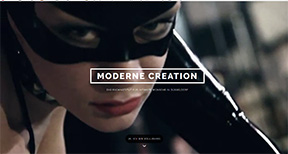 Moderne Creation, moderne Webseite