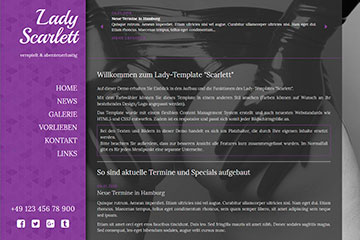 Lady-Template Scarlett Purple