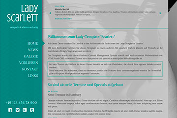 Lady-Template Scarlett Turquoise